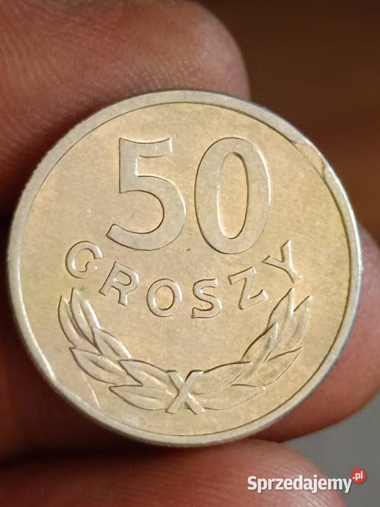 Sprzedam monete 50 groszy 1986 r odkroj blachy Chełm