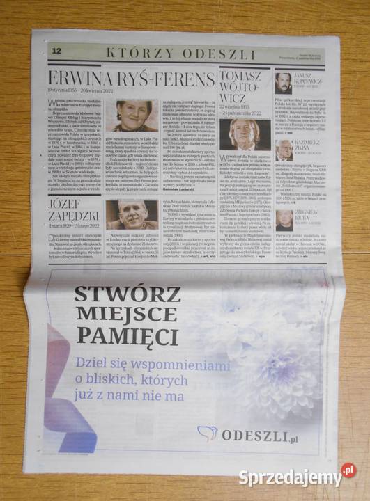 KTÓRZY ODESZLI dwa dodatki Gazeta Wyborcza miękka Parczew