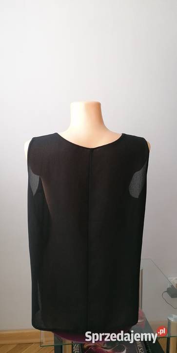 NOWA DAMSKA CZARNA BLUZKA BEZ RĘKAWÓW RXLXXL bez rękawa