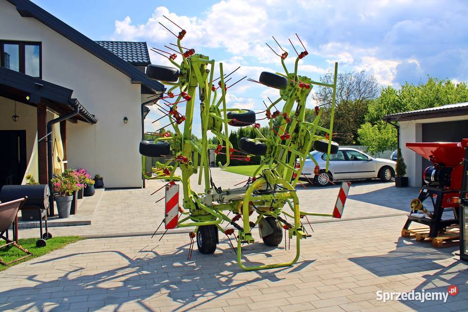 Przegrabiarka 8 Wirnikowa przetrząsarka CLAAS Zgrabiarki i przetrząsacze Rolnictwo Gorzkowice