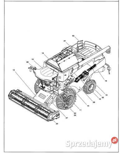 Holland CR980 katalog części świętokrzyskie Kielce