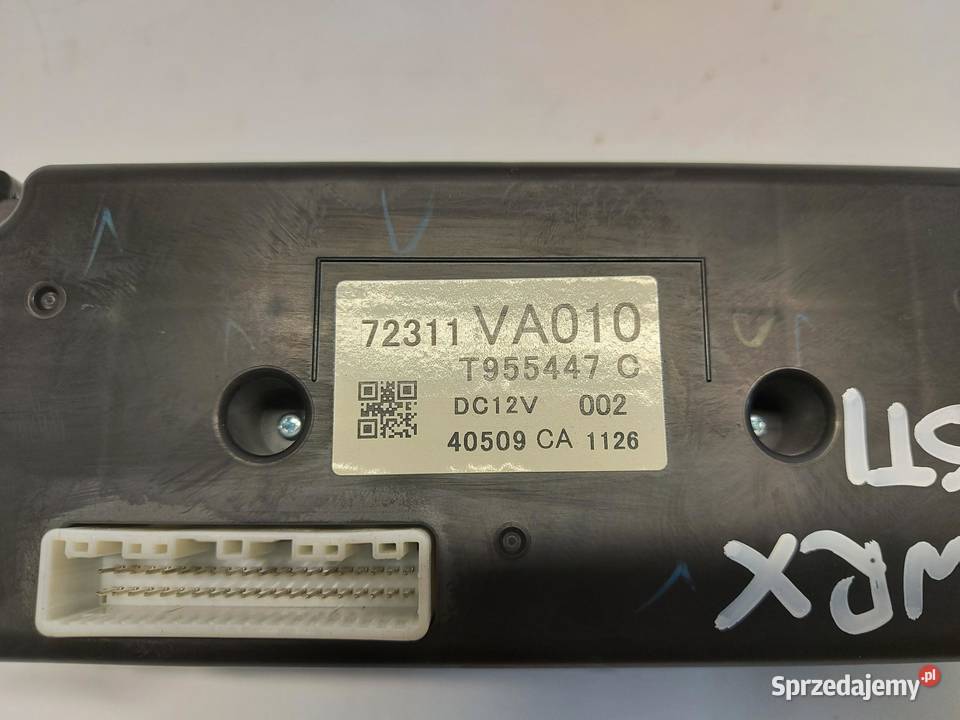 Subaru WRX STI 2015r panel nawiewu klimatyzacji