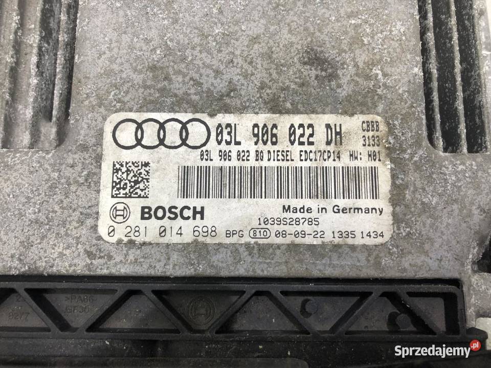 KOMPUTER SILNIKA AUDI TT 8J 20TDI 03L906022DH