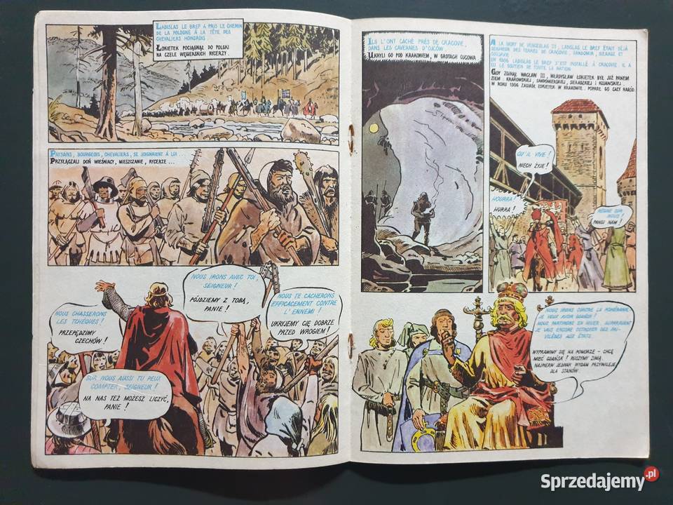 Władysław Łokietek Ladislas le Bref komiks Rok wydania 1985 pomorskie sprzedam