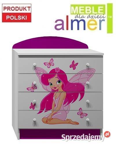 N1 komoda dziecięca MALOWANA 80x47 w95 Ostrów Mazowiecka