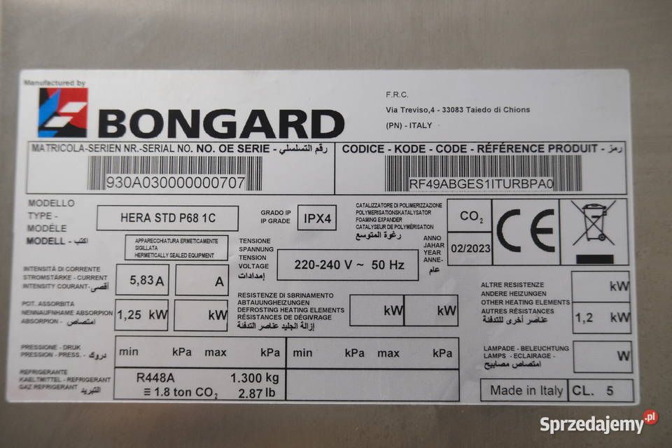 BONGARD HERAC 2023 Warszawa sprzedam