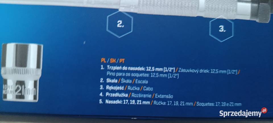 NITEO klucz dynamometryczny 12 z nasadkami do Ełk