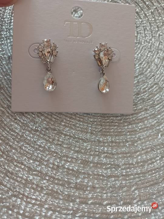 Ekskluzywne Bogato zdobione kolczyki ślubne z Dla kobiet Dodatki Kraków