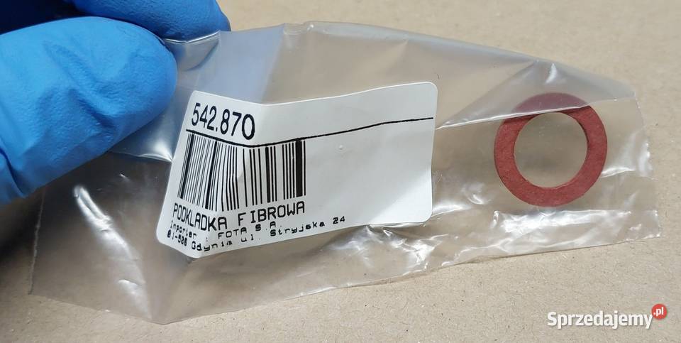 PODKŁADKA FIBROWA 12x19x15 mm 53 SZTUKI dolnośląskie Mielęcin sprzedam