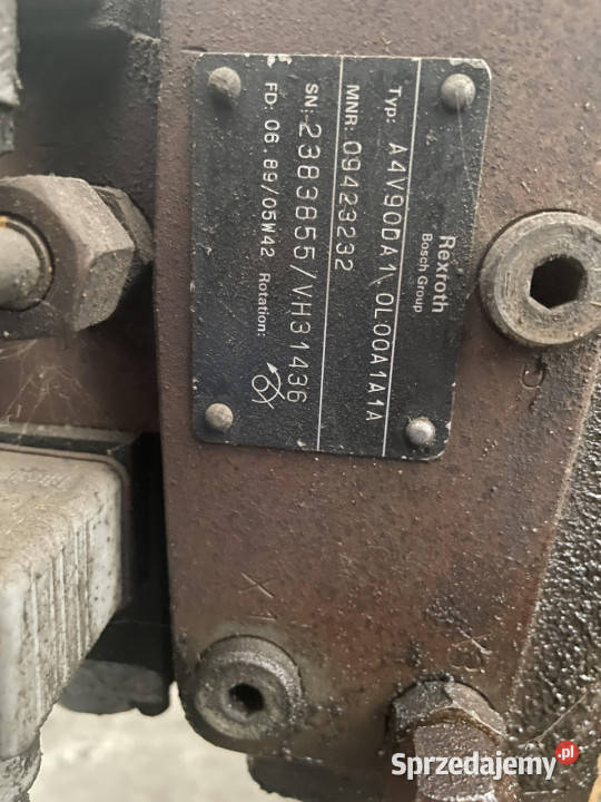 Pompa hydrauliczna hydromatik Rexroth A4V90DA1 Jastrzębniki