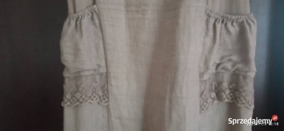 SUKIENKA beżowa włoska Głogów