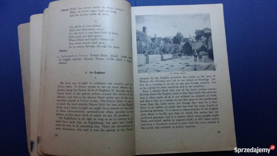 Readings about England and America 1946r Klara Łódź sprzedam