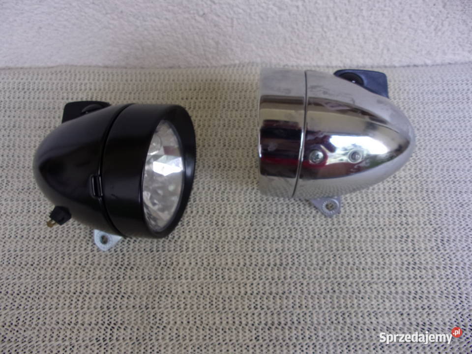 Duża Nowa lampa 2 x żarówkowa na dynamo z mazowieckie Warszawa