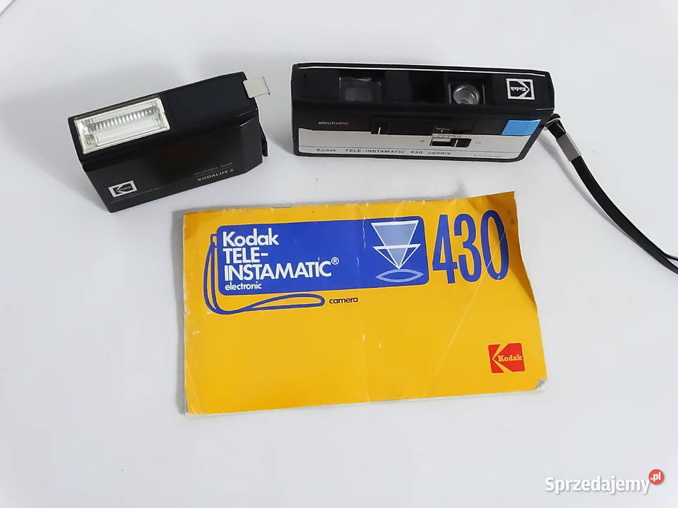 Unikat 1976 Zestaw Kodak TeleInstamatic 430 Biłgoraj