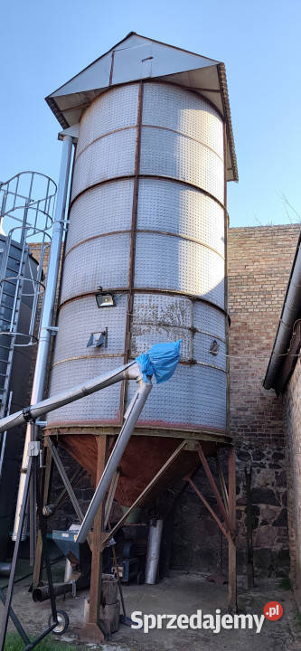 Silos zbożowylejowy samowyładowczy 6m ok 30 m3