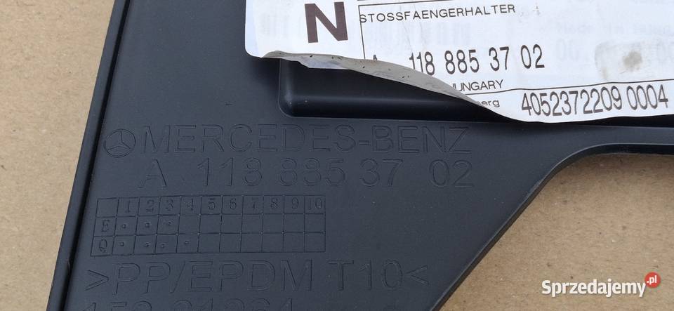 MERCEDES CLA W118 WSPORNIK ŚLIZG MOCOWANIE Kargowa sprzedam