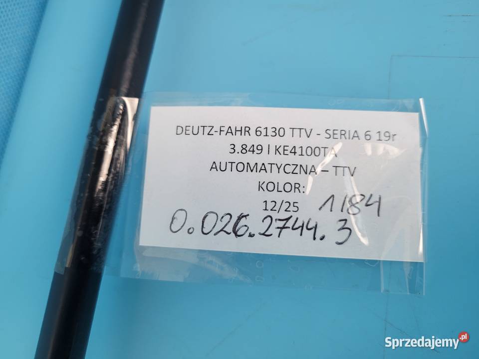 DEUTZFAHR 6130 TTV PRZEWÓD RURA HYDRUALICZNA kujawsko-pomorskie Kolno