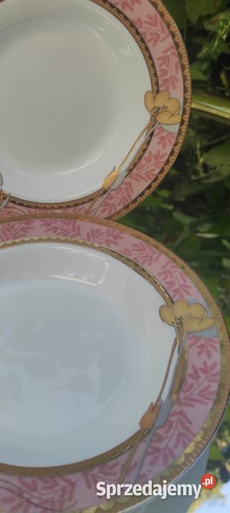 Porcelana japońskazłocenia brabanckieTalerze Pabianice