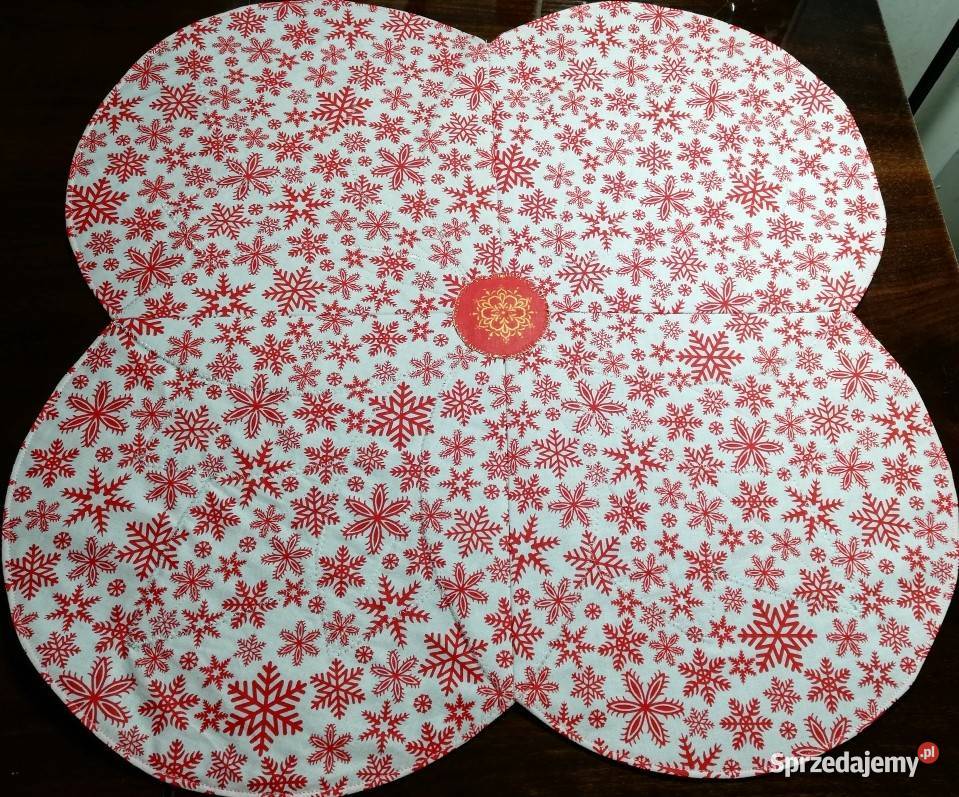 Boże Narodzenie Święta podkładki pod talerz wielokolorowy Kraków