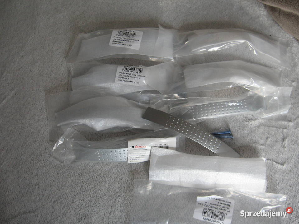 Uchwyty meblowe aluminium szczotkowane komplet 8 Olsztyn sprzedam