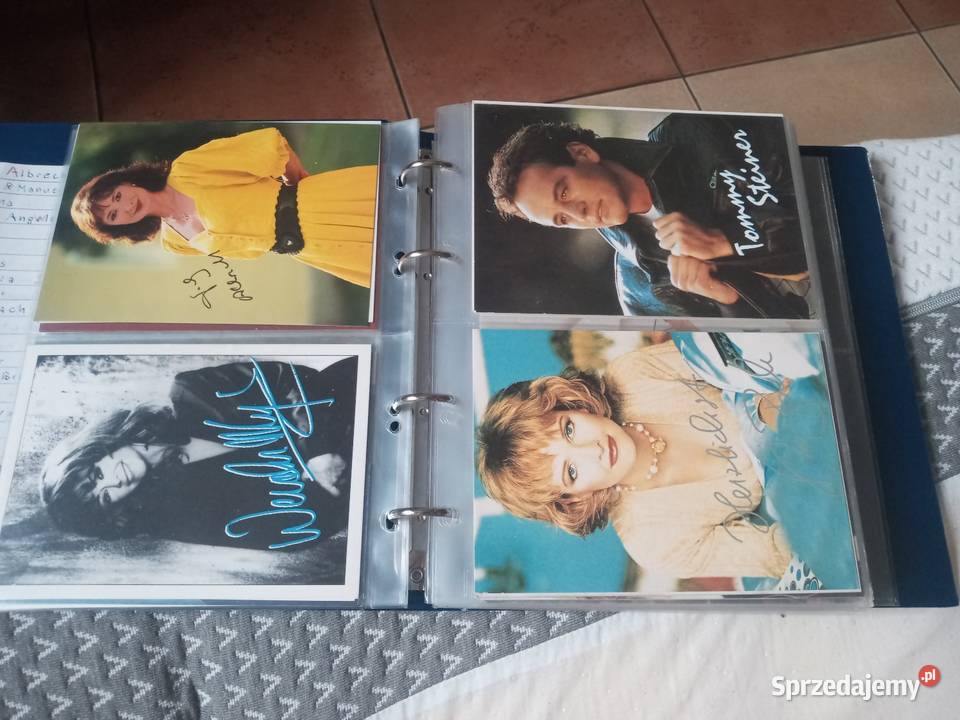 Sprzedam album z autografami kolekcja Bytom