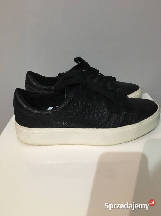 Sneakersy damskie na koturnie Calvin Klein małopolskie Kraków