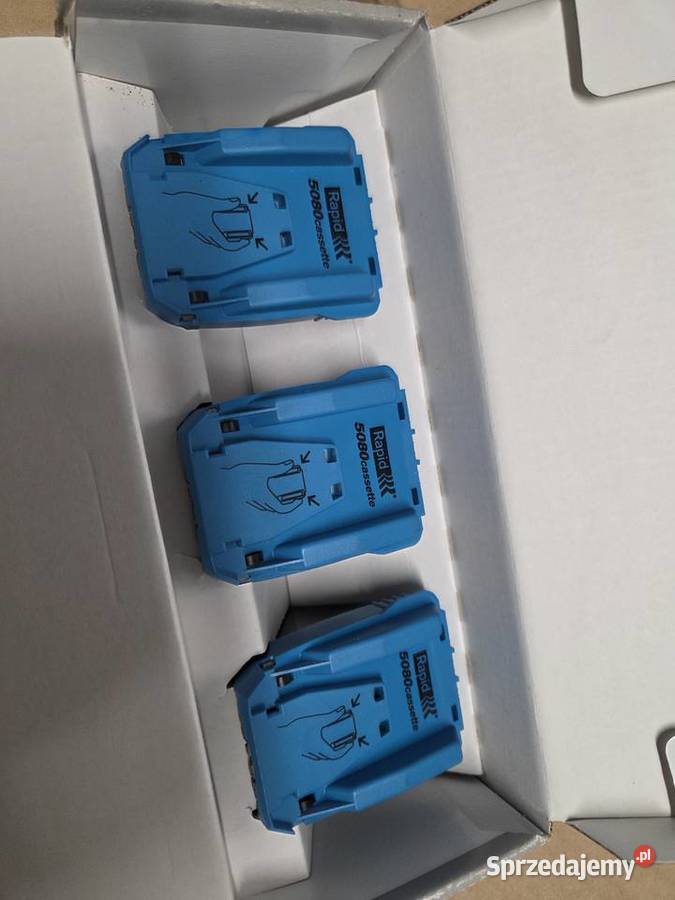 3 x Kaseta do zszywacza electric Rapid 5080 Warszawa