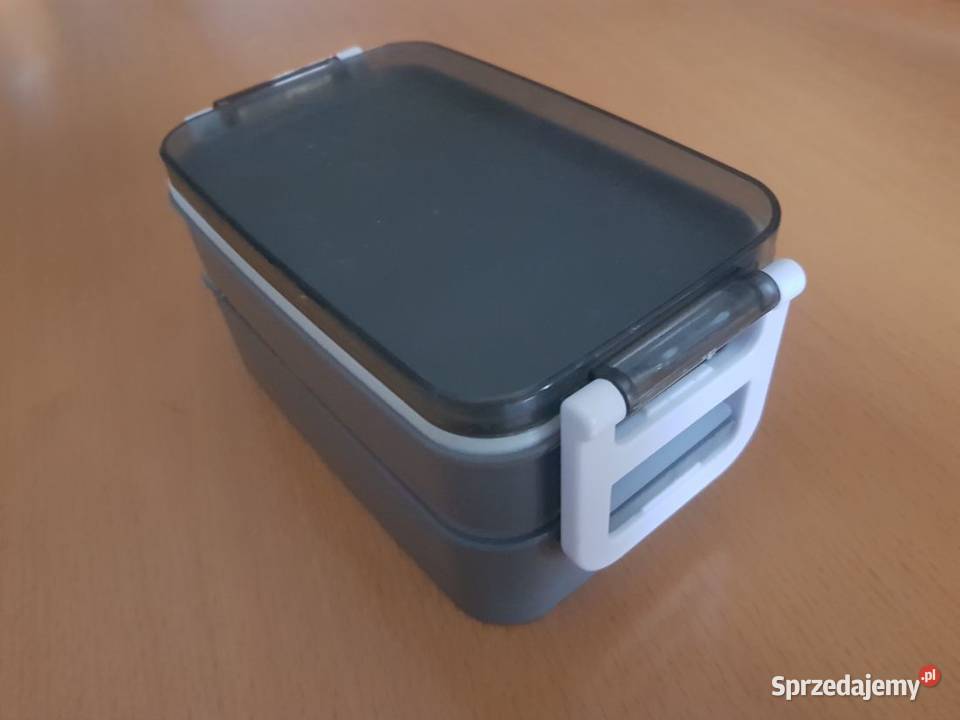 modułowy pojemnik do przechowywania lunch szary