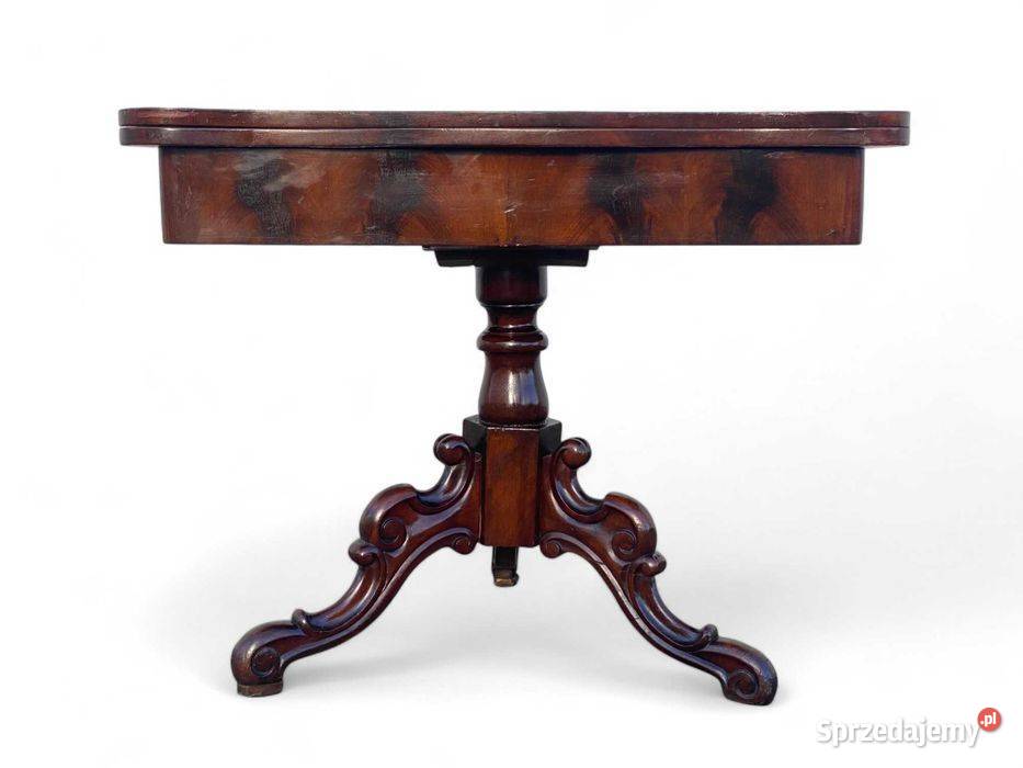 Stara rzeźbiona konsola rozkładany stolik Gryfice sprzedam