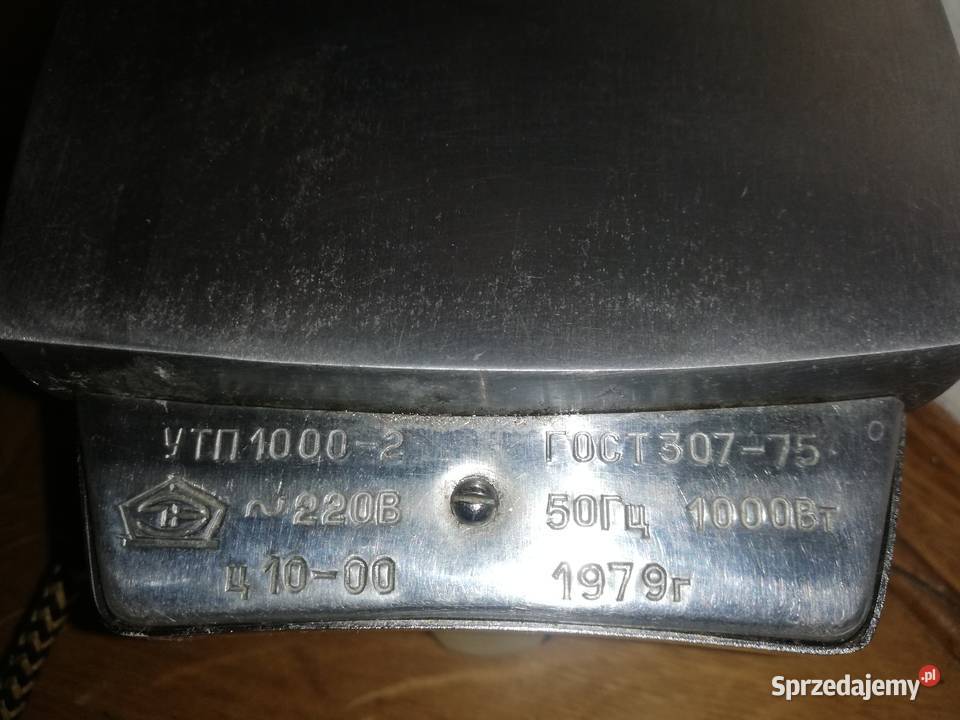 Stare Żelazko lata 70te XX w Sprawne