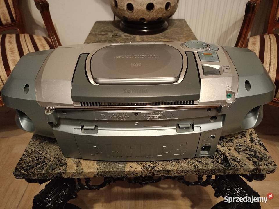 Radiomagnetofon Mega Boombox PHILIPS AZ1565 wielkopolskie Drawski Młyn