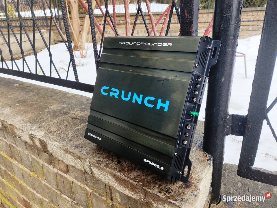 Wzmacniacz samochodowy 2 kanałowy Crunch GPX6002 Ilość kanałów 2 sprzedam