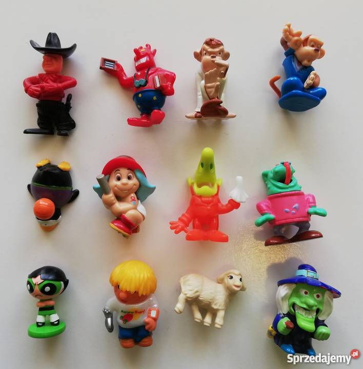 Figurki z Kinder jajek 62 sztuki Łódź