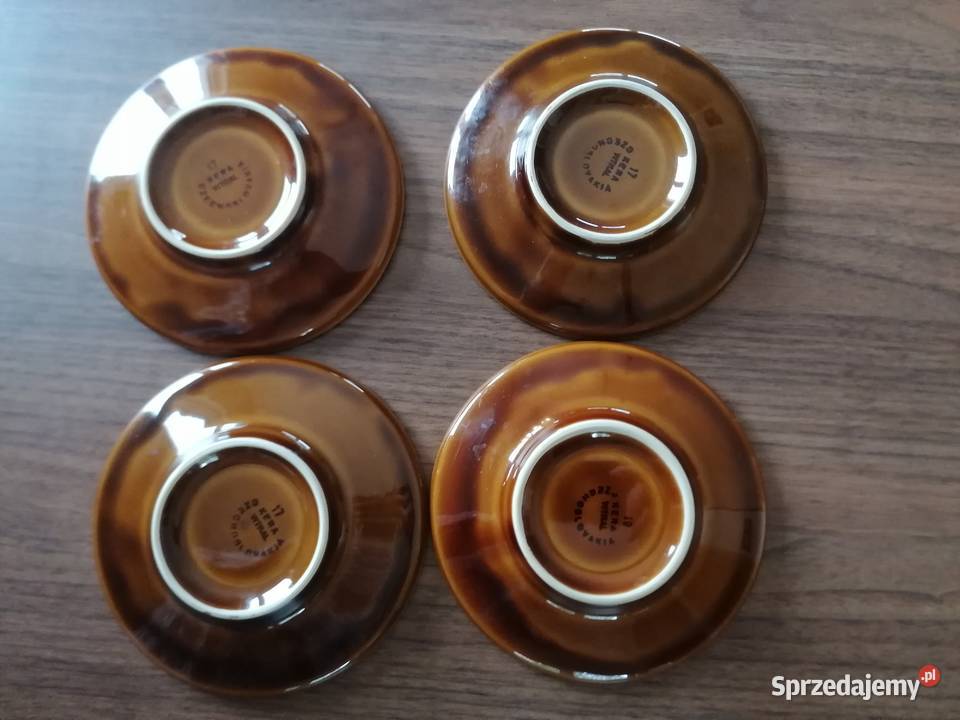 Talerzyk podstawka Kera Vitral brąz Łódź