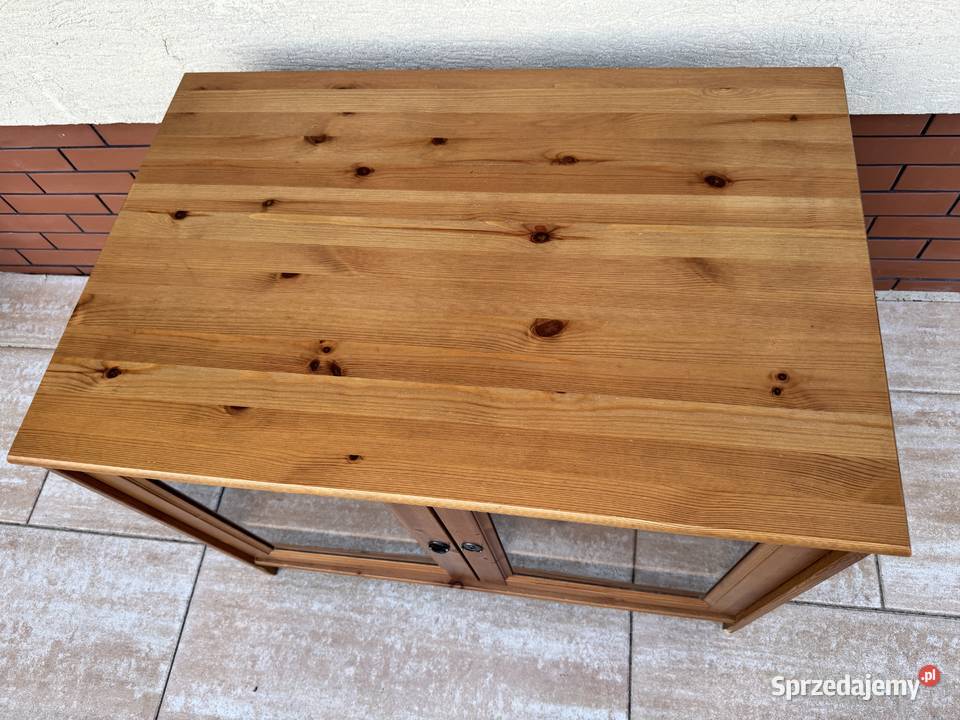 Szafka drewniana Leksvik komoda rtv Ikea sprzedam