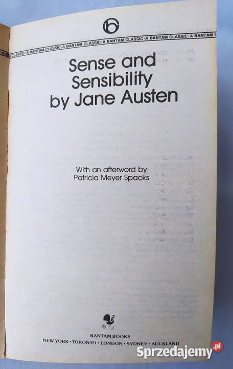 Sense and Sensibility Jane Austen miękka Hajnówka