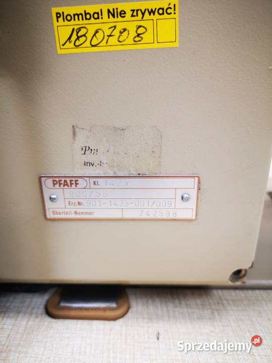 Pfaff 1425 potrójny transport pneumatyka Produkcja