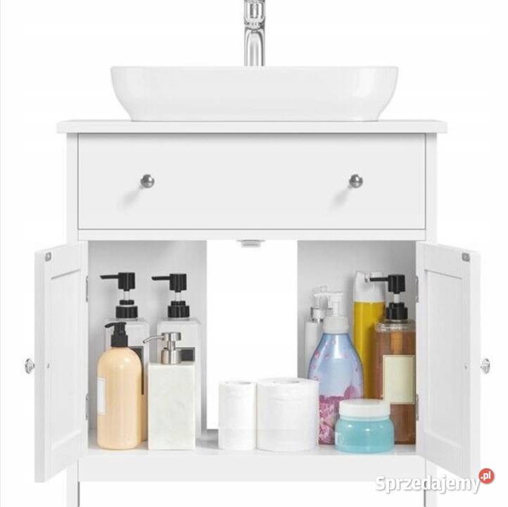 Szafka łazienkowa biała pod umywalkę 60x30x60 Gorzów Wielkopolski