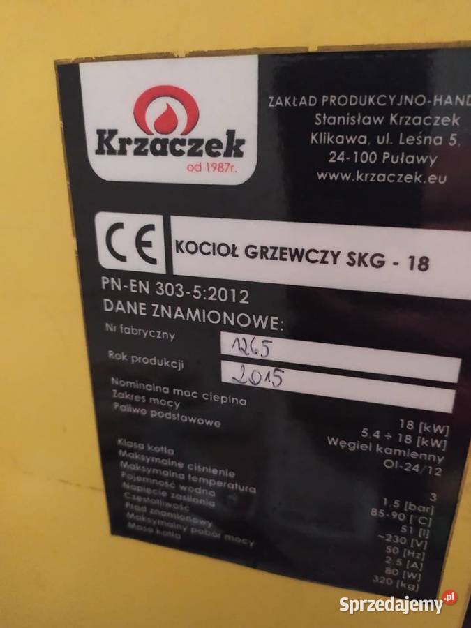 sprzedam piec co lubelskie Chełm