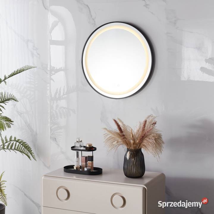 Lustro łazienkowe LED okrągłe ścienne 60 3 barwy Lustra opolskie