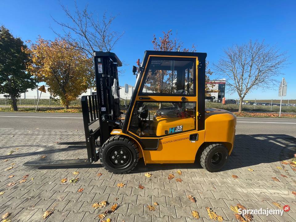 Nowy wózek widłowy 35T kabina 45m Gunter diesel