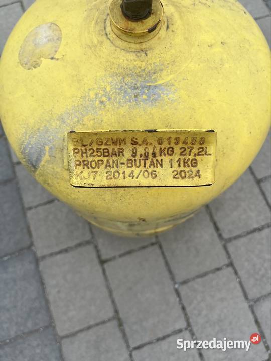 Butla na gaz pusta 11 Lutomia Górna