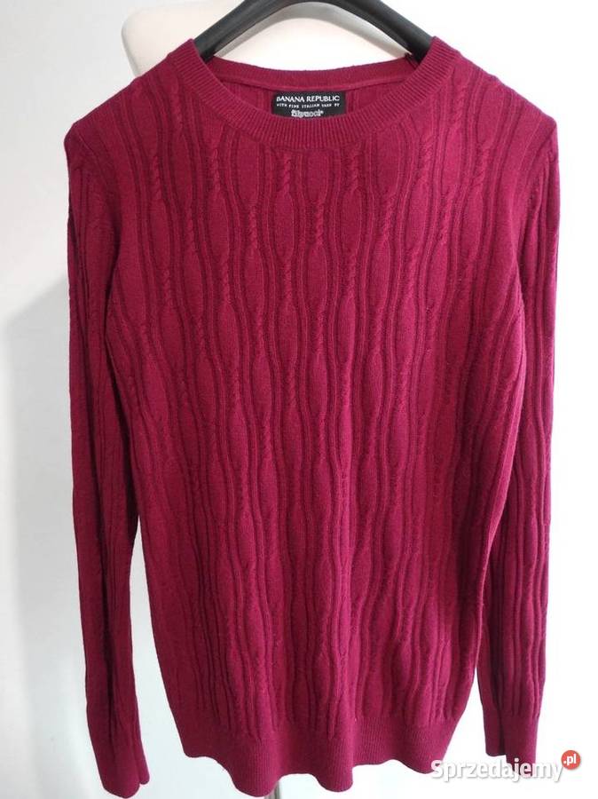 Sweter Wełniany Kaszmir Merino Fine z Włoskiej Łomża sprzedam