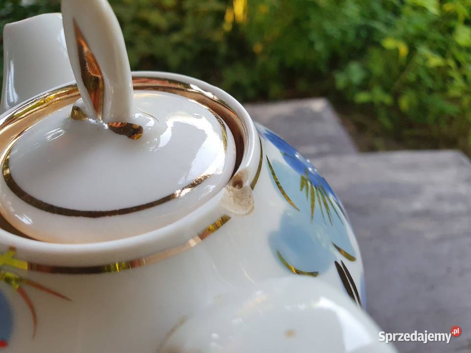 Horodnica zestaw dzbanków Porcelana i szkło śląskie Myszków