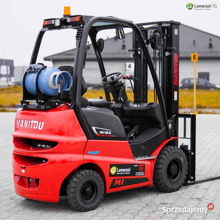 Wózek widłowy Manitou Mi18G 33m Zator sprzedam