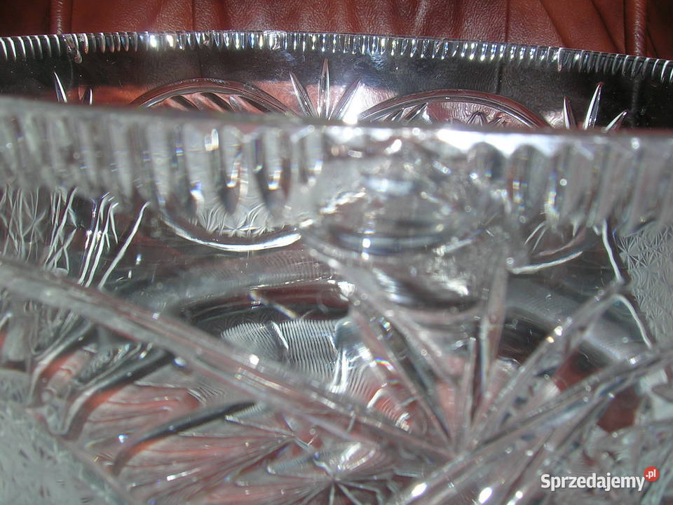 Kryształ wysoki na cukierki ciastka podkarpackie