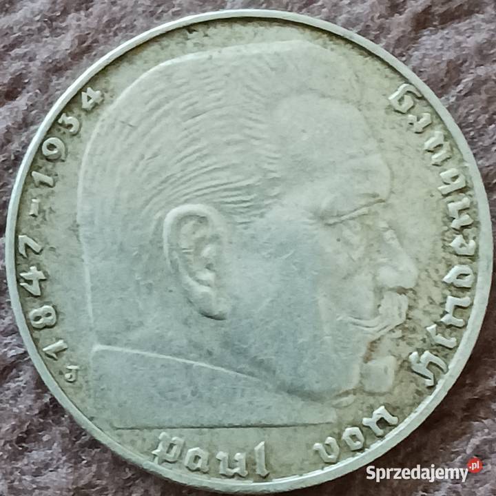 2 Marki Niemcy Paul von Hindenburg 1939 r men J wielkopolskie Konin