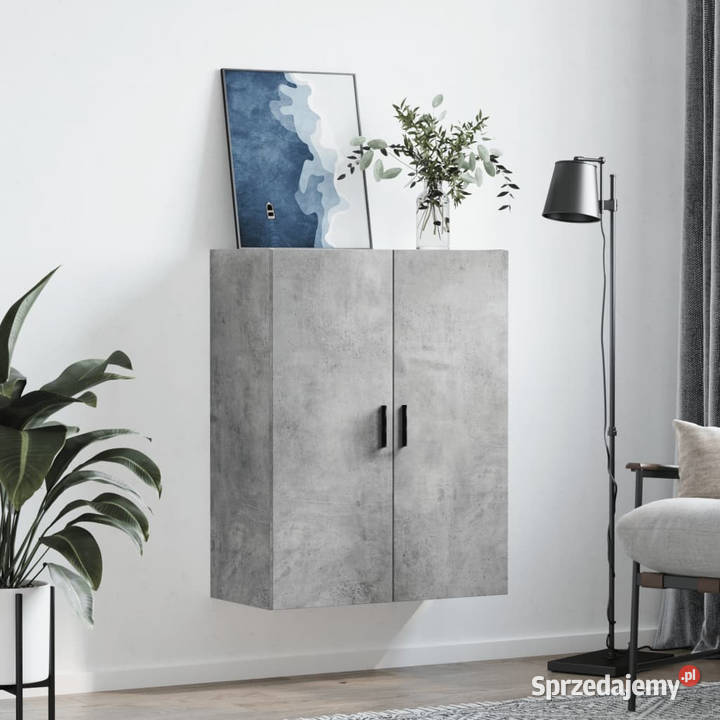 Szafka wisząca szarość betonu 695x34x90 WM828440 Warszawa