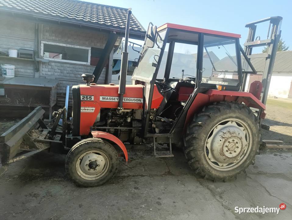 Ursus 3512 MF 255 1990r z oryginalnym pługiem Tomaszów Mazowiecki
