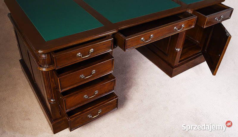 Nowe biurko angielskie 180 gabinet dwustronne Września